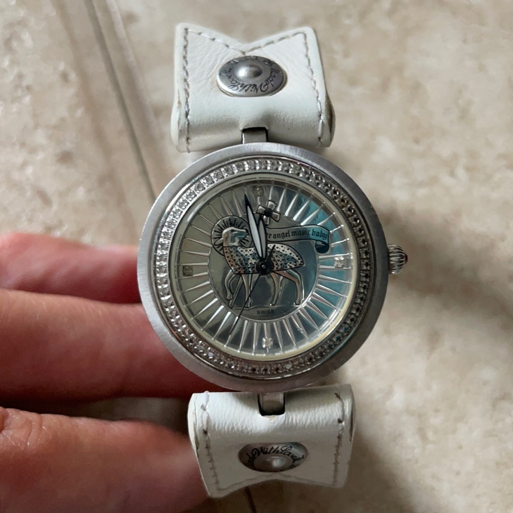 L.A.M.B. Leather watch